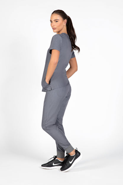 Kuro V Neck Four pockets Scrub With Invisible Side Pockets Women's