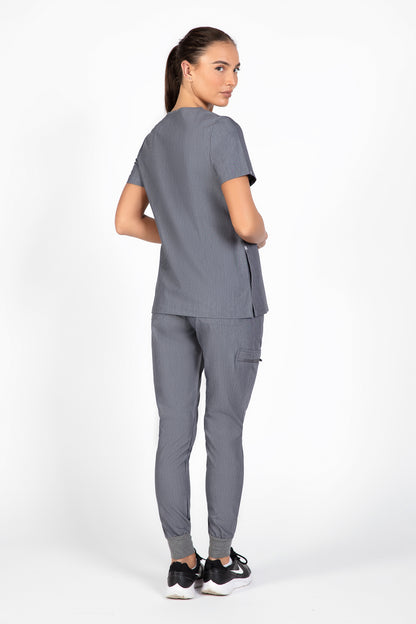 Kuro V Neck Four pockets Scrub With Invisible Side Pockets Women's
