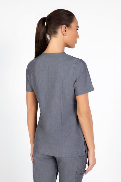 Kuro V Neck Four pockets Scrub With Invisible Side Pockets Women's
