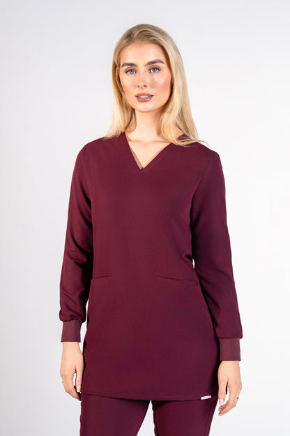 Cosa Women's Long Sleeves V Neck Top