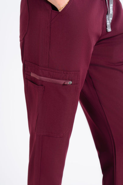 Akari 10 Pocket Jogger Scrub Pants Womens