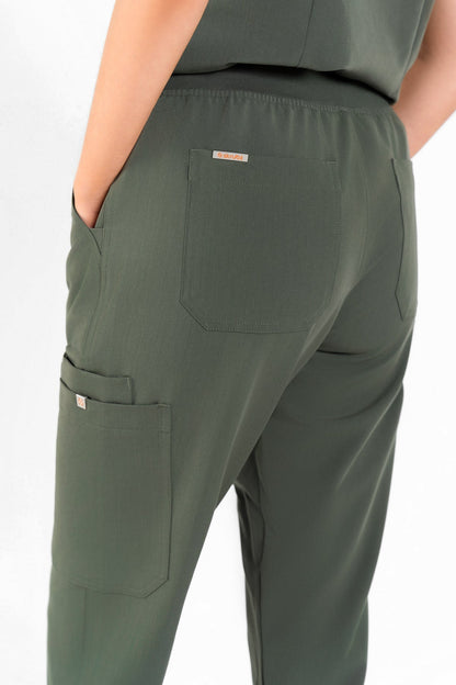 Akari 10 Pocket Jogger Scrub Pants Womens