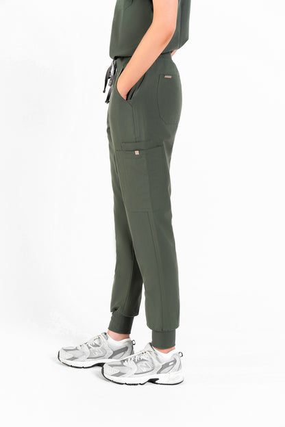 Akari 10 Pocket Jogger Scrub Pants Womens
