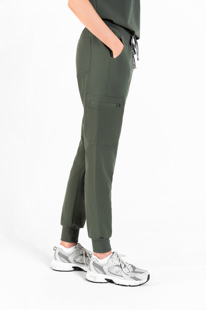 Akari 10 Pocket Jogger Scrub Pants Womens