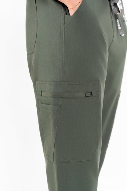 Akari 10 Pocket Jogger Scrub Pants Womens