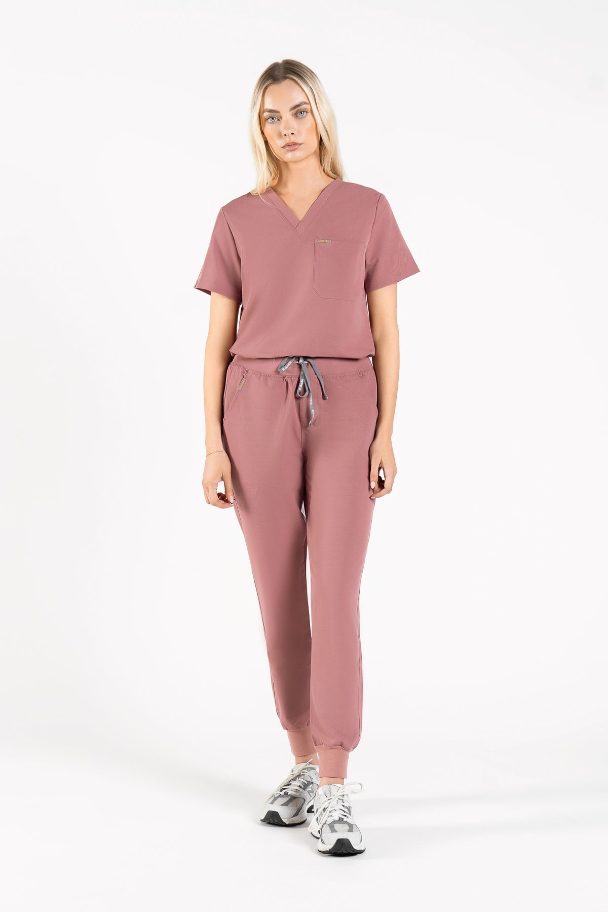 Kaizen V Neck One Pocket Scrub Top Womens