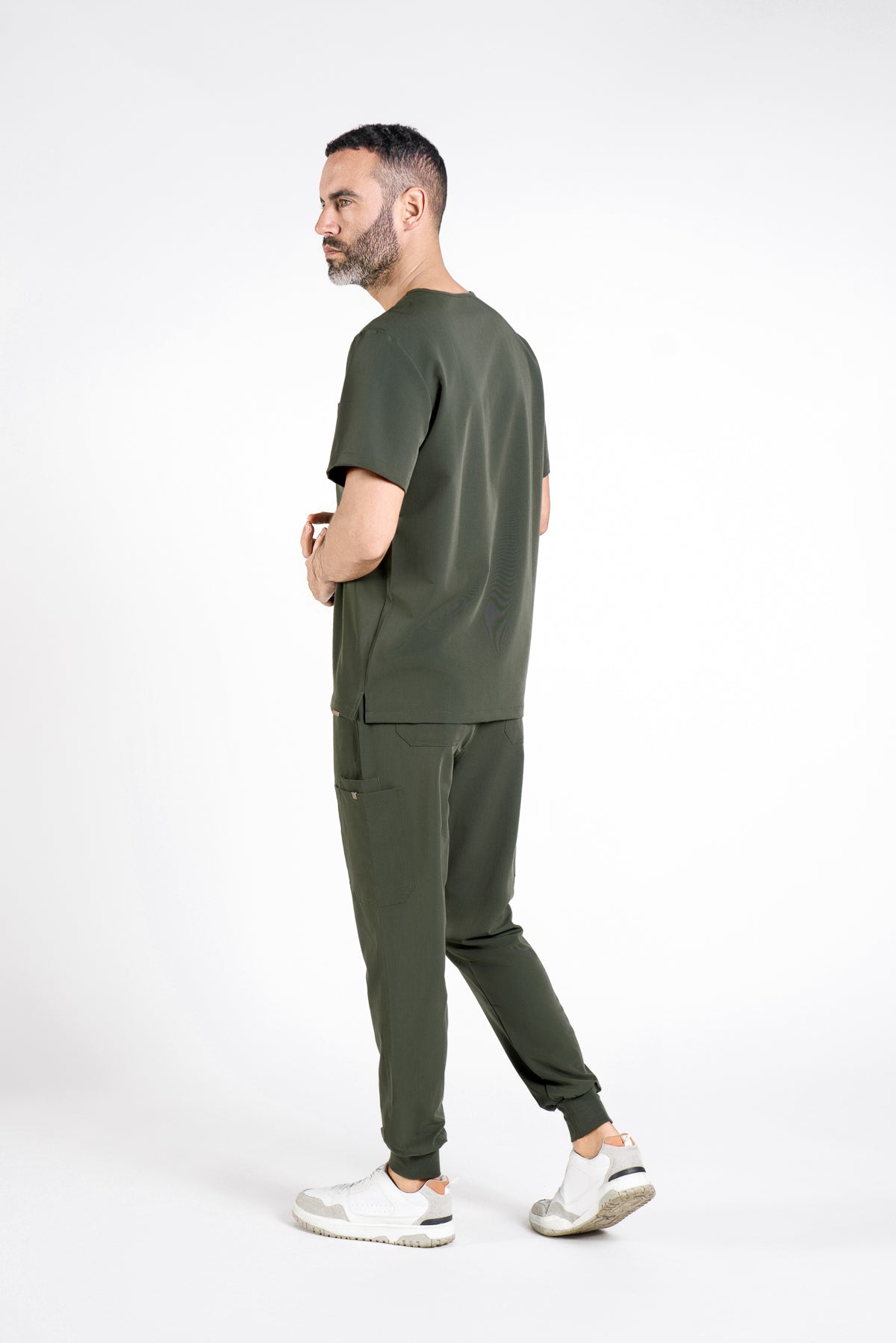 Kaizen V Neck One Pocket Scrub Top Mens