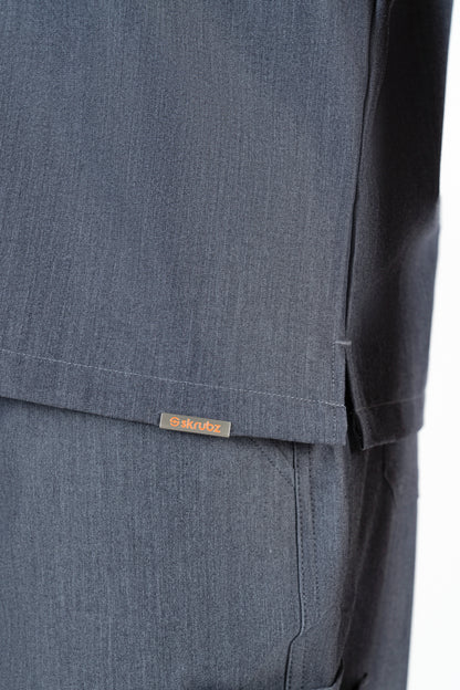 Kiro Zip Neck Polo Scrub Mens NewGen