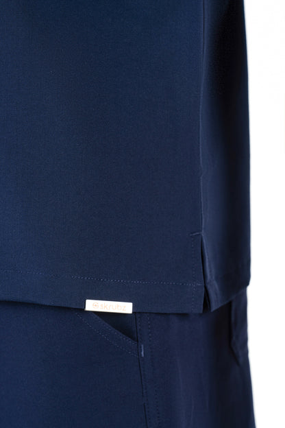 Kiro Zip Neck Polo Scrub Mens NewGen