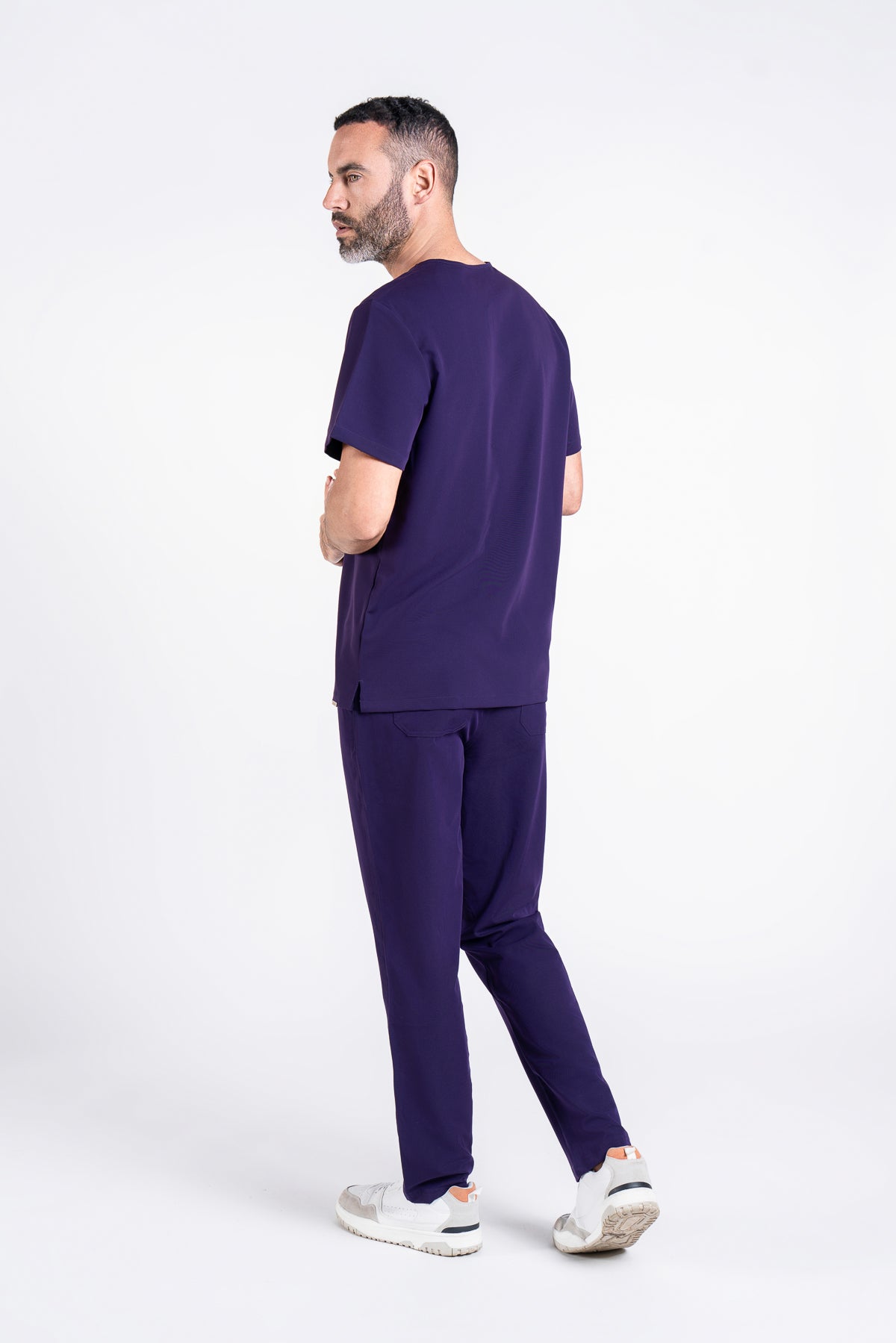 Kaizen V Neck One Pocket Scrub Top Mens