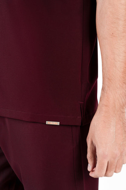 Kaizen V Neck One Pocket Scrub Top Mens