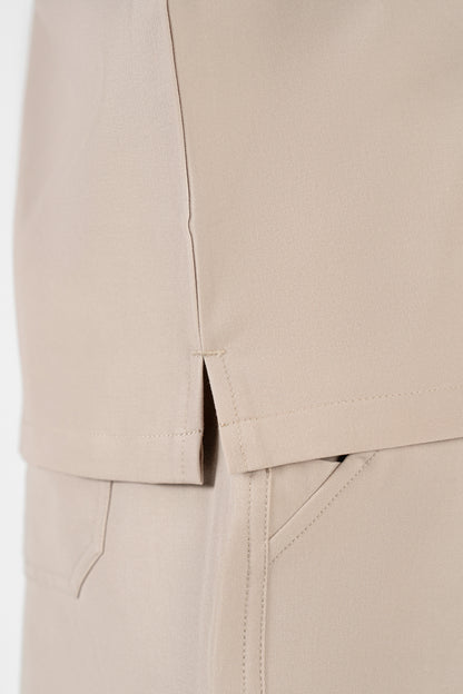 Kiro Zip Neck Polo Scrub Mens NewGen