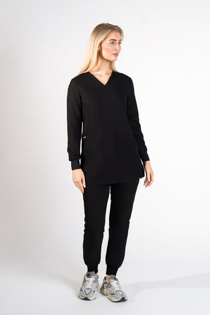 Cosa Women's Long Sleeves V Neck Top