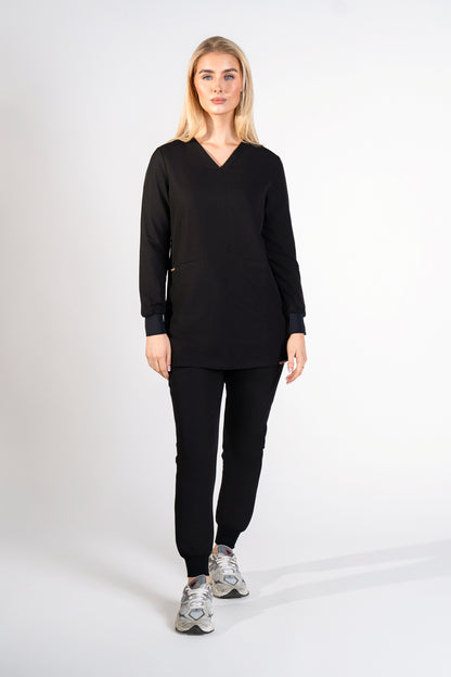 Cosa Women's Long Sleeves V Neck Top