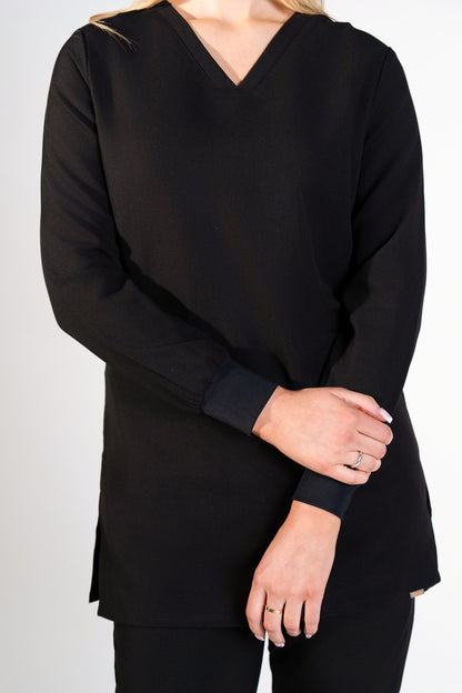 Cosa Women's Long Sleeves V Neck Top