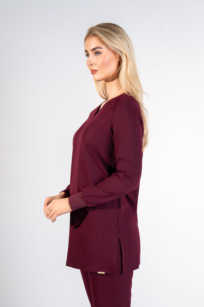 Cosa Women's Long Sleeves V Neck Top