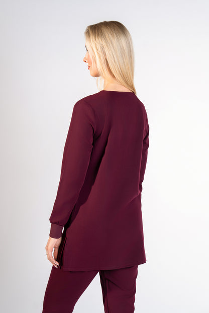 Cosa Women's Long Sleeves V Neck Top
