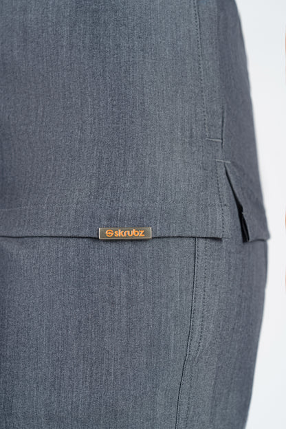 Tasca Women's V Neck Four pockets Scrub With Invisible Side Pockets