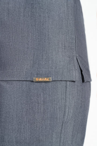 Tasca Women's V Neck Four pockets Scrub With Invisible Side Pockets