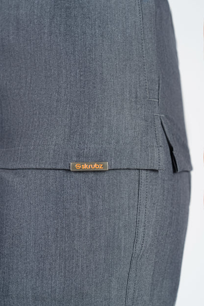 Tasca Women's V Neck Four pockets Scrub With Invisible Side Pockets