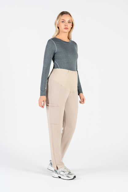 Kanji Women's Maternity Pants With Side Pockets
