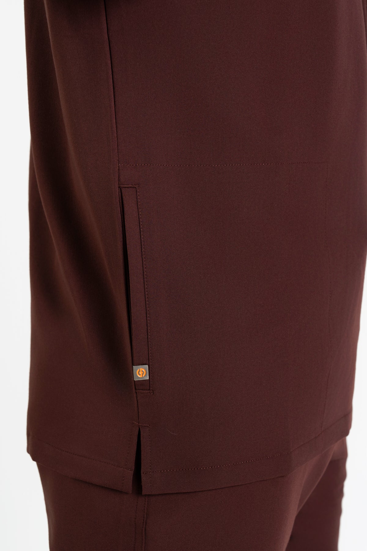 Tasca Men's V Neck Four pockets Scrub With Invisible Side Pockets