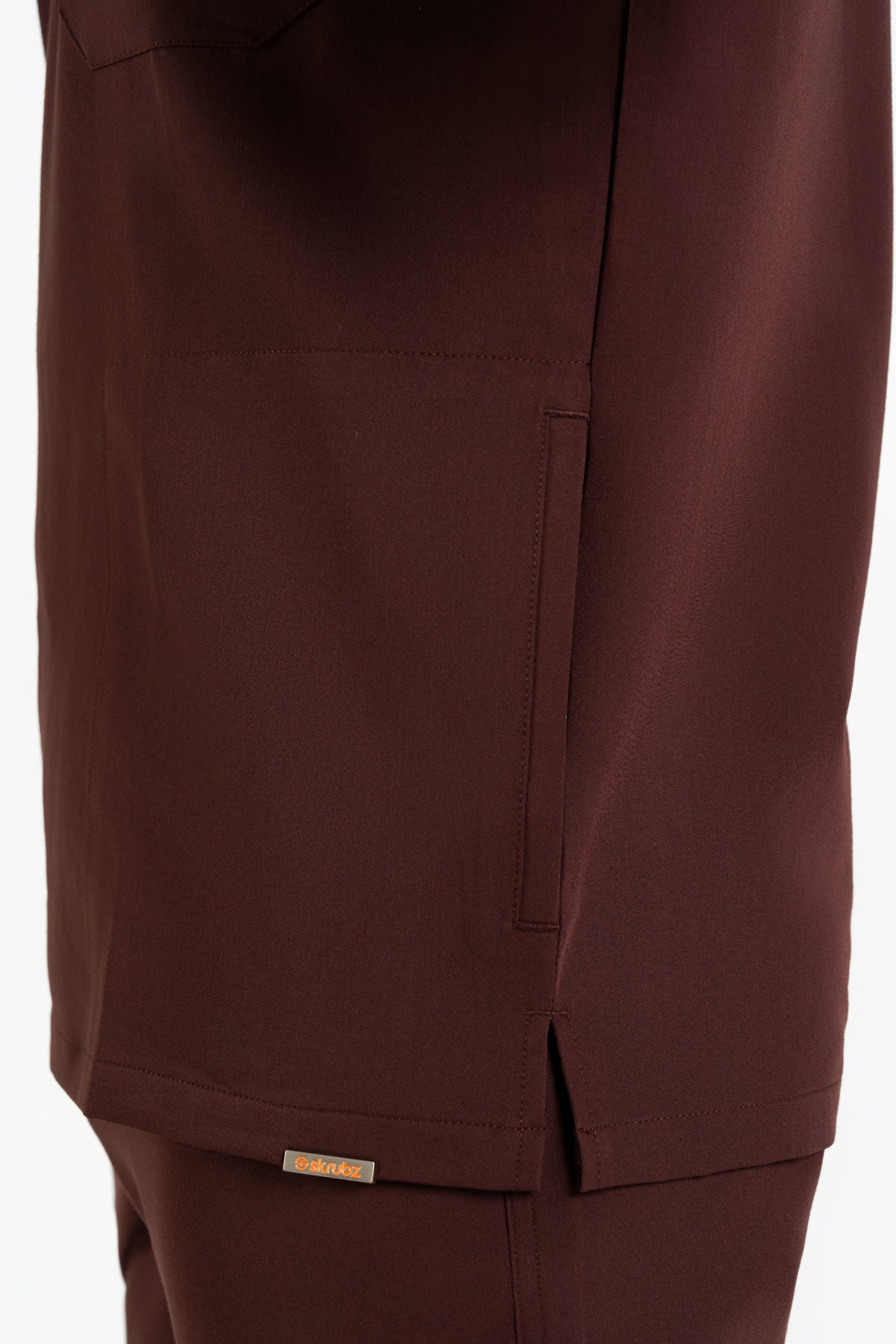 Tasca Men's V Neck Four pockets Scrub With Invisible Side Pockets