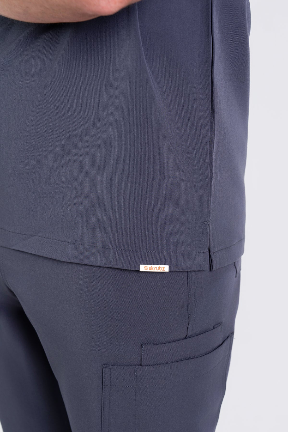 Kiro Zip Neck Polo Scrub Mens NewGen