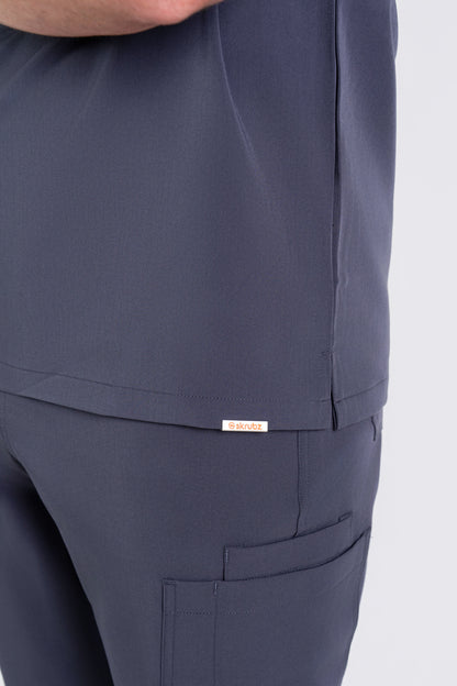 Kiro Zip Neck Polo Scrub Mens NewGen
