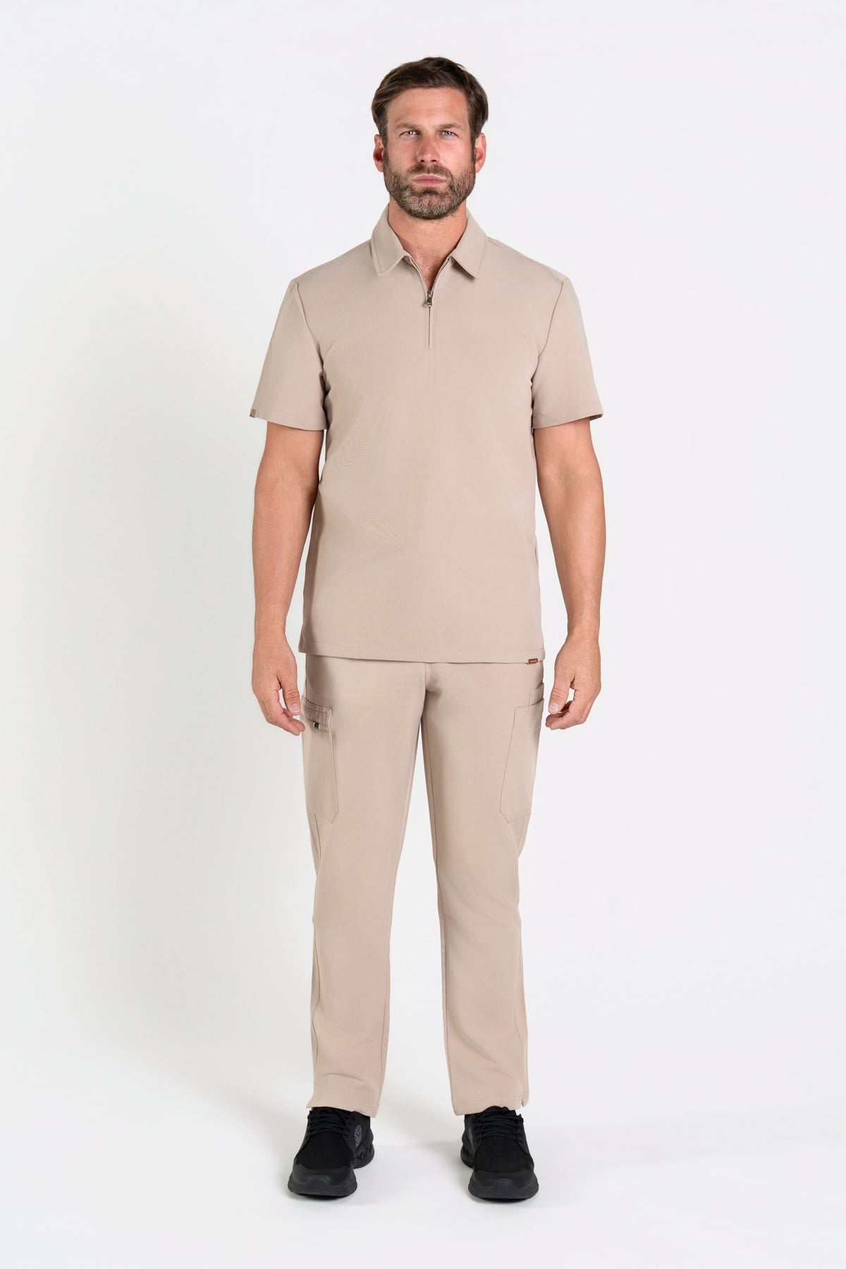 Kiro Zip Neck Polo Scrub Mens NewGen