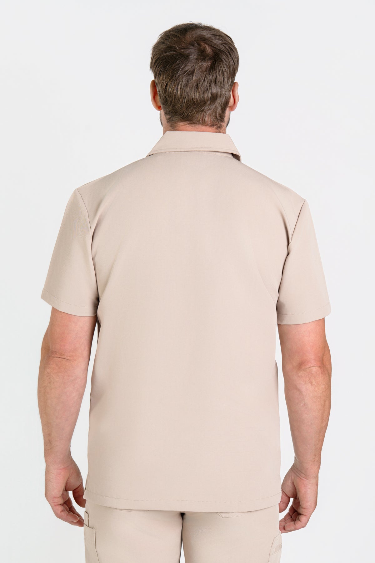 Kiro Zip Neck Polo Scrub Mens NewGen
