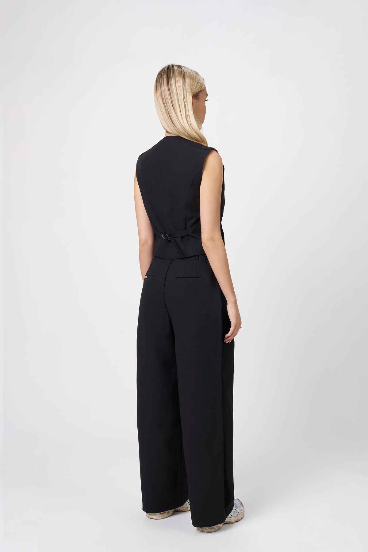 Ori Pleated Wide Leg Scrub Pants