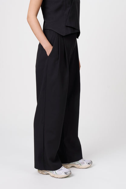 Ori Pleated Wide Leg Scrub Pants