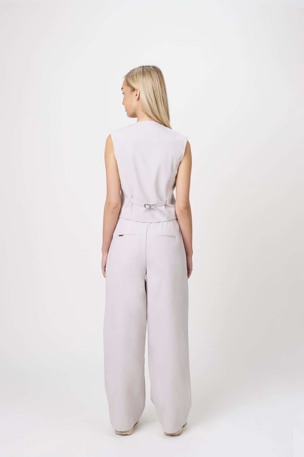 Ori Pleated Wide Leg Scrub Pants