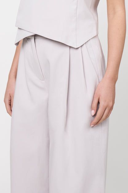 Ori Pleated Wide Leg Scrub Pants