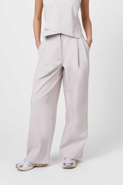 Ori Pleated Wide Leg Scrub Pants