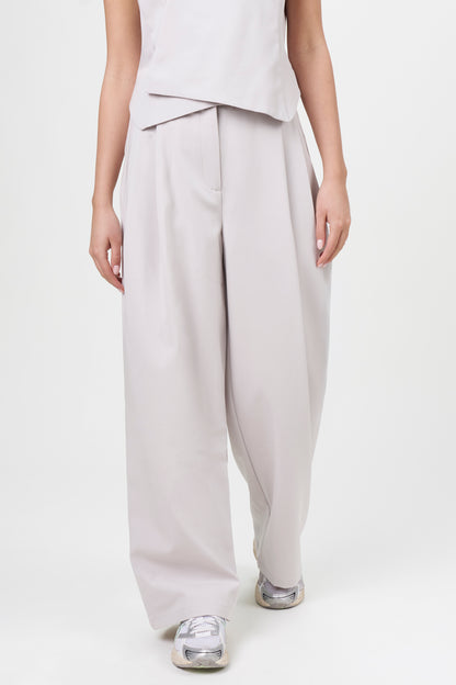 Ori Pleated Wide Leg Scrub Pants