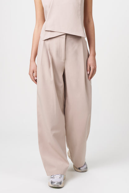 Ori Pleated Wide Leg Scrub Pants