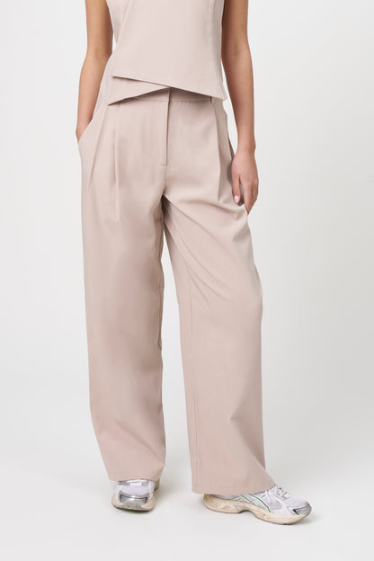 Ori Pleated Wide Leg Scrub Pants