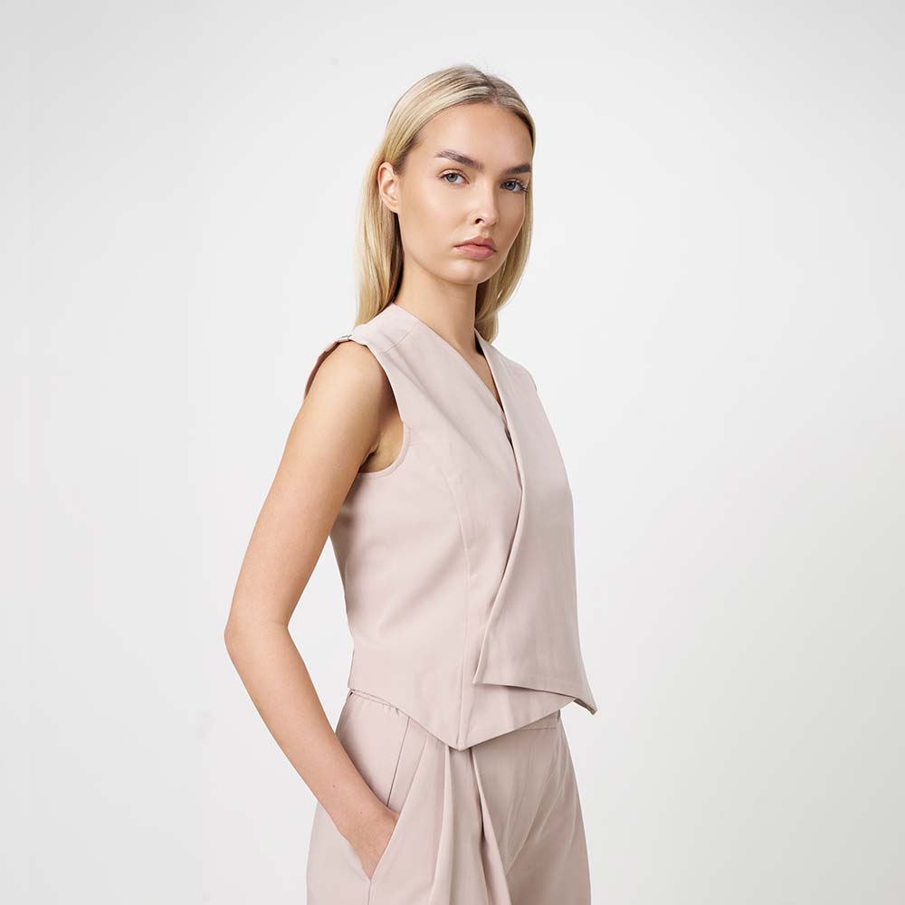 Waist Coat Scrubs Top
