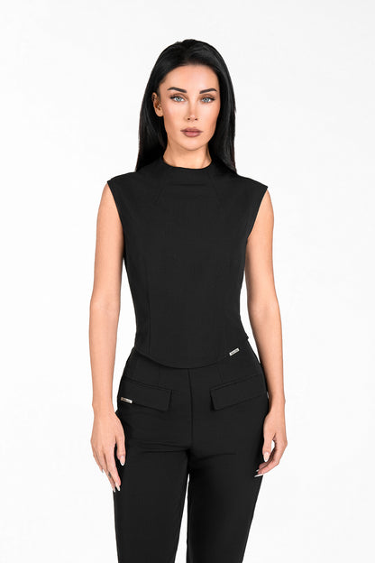 Empower Women's Sleeveless Round Neck Top