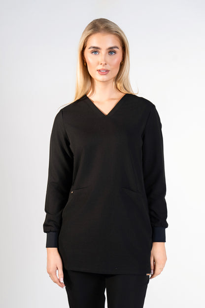 Cosa Women's Long Sleeves V Neck Top