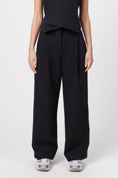 Ori Pleated Wide Leg Scrub Pants