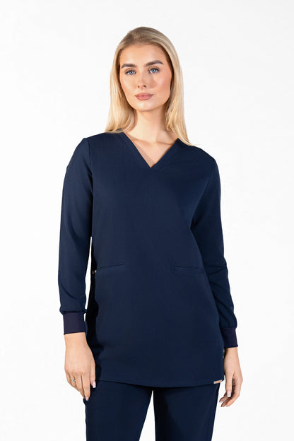 Cosa Women's Long Sleeves V Neck Top