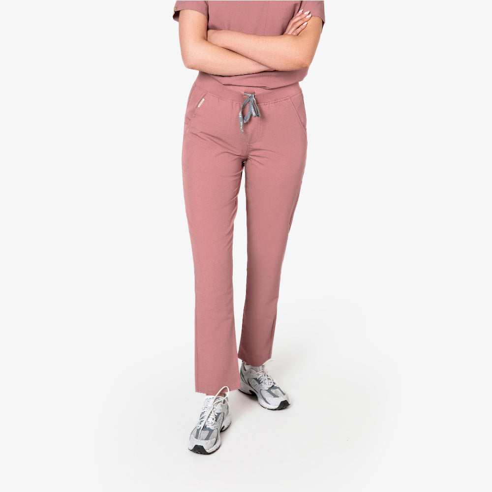Straight Cargo Scrub Pants