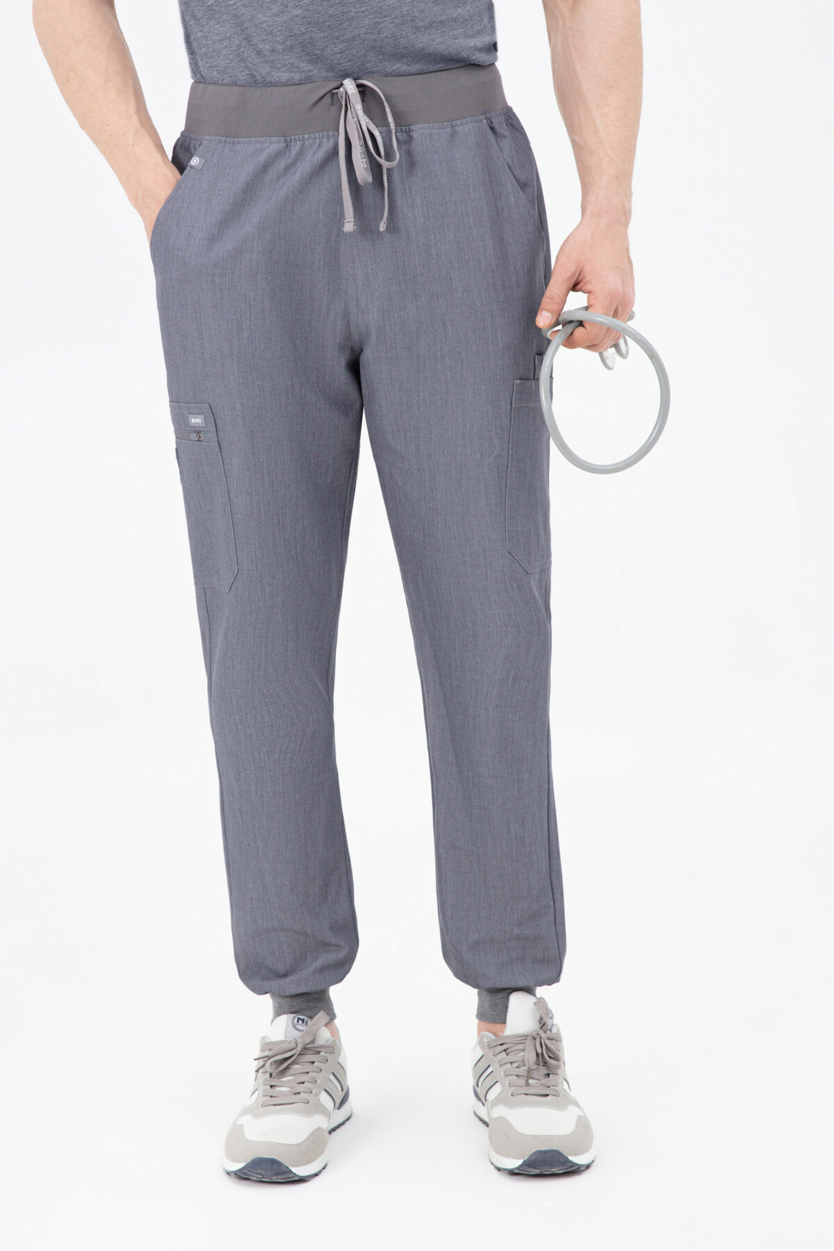 Shiro Yoga Purple Scrub Pants For Mens