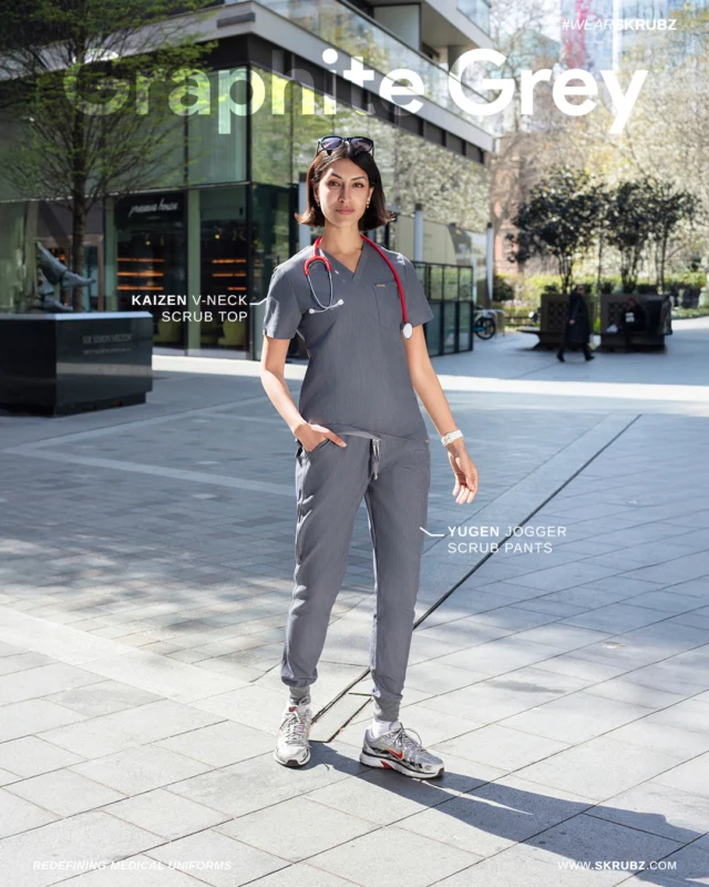 Boldly Defined Graphite Grey Scrubs
@skrubzofficial | Redefining Medical Uniforms

All our scrubs feature 4-way stretch, anti-microbial, anti-wrinkle, breathable fabric, ensuring quality, comfort and style for health care professionals.

#skrubz #medicaluniforms #aesthetician #surgeon #therapist #doctor #scrublife #dentistlife #vets #scrubs #DentalHealth #futureofdentistry #vetnurselife #NursingLife #doctor #wearSkrubz #nurses #nhsnurses #doctorslife #cosmeticsurgeon #aestheticclinic #healthcareworkers #nursingstudent #birmingham #manchester #london #leeds